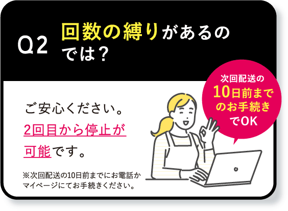 Q2 回数の縛りがあるのでは？